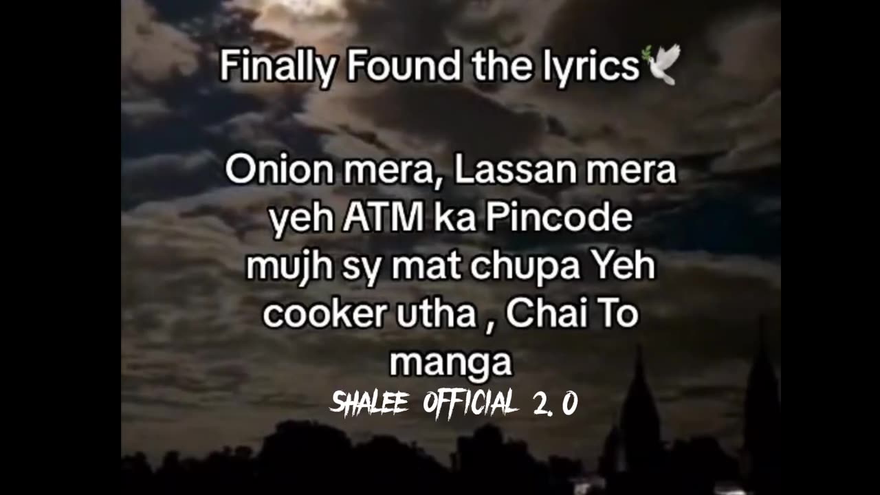 Onion Mera lasan Mera ATM ka pin code to mjhy bta