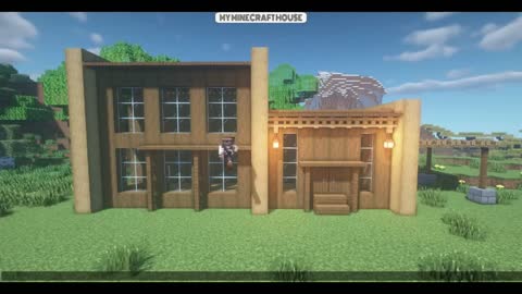 Minecraft how can build a beautiful house easily teaching #1