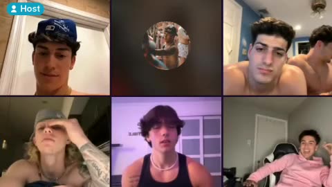 Parkerrrr with Enzo Chris different many others on tiktok live 6/7/23part1