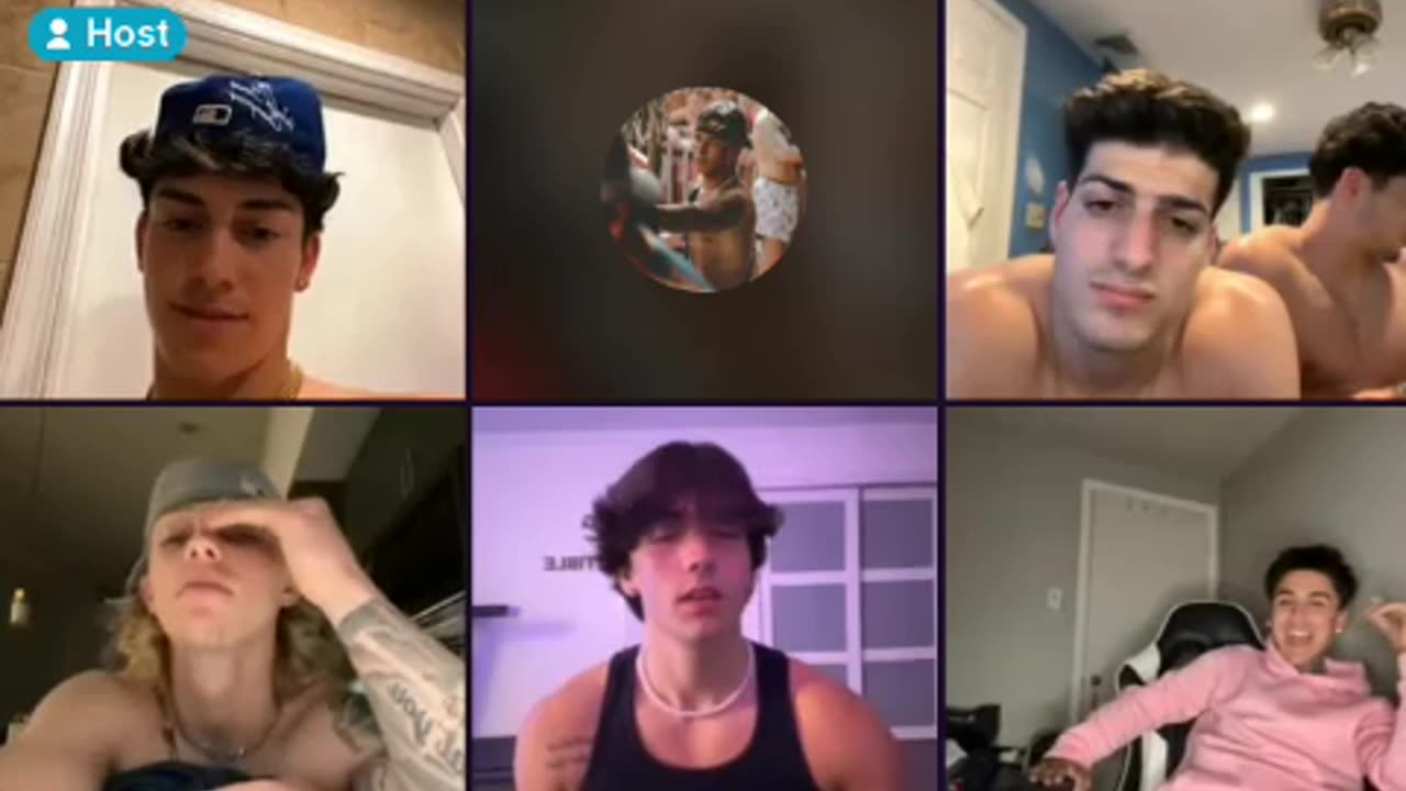 Parkerrrr with Enzo Chris different many others on tiktok live 6/7/23part1