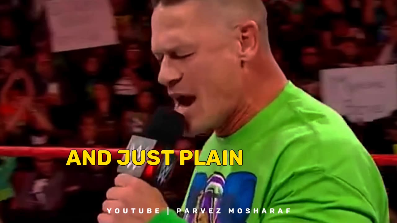 John Cena best motivational speech - Failure gives you 2 choices #parvezmosharaf