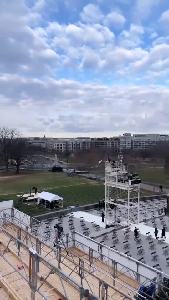 Preparations for the presidential ceremony are in full swing