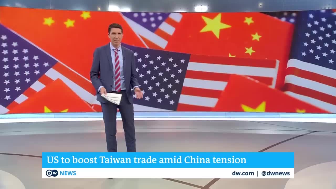 US to boost Taiwan trade to counter China 'aggression' _ DW News