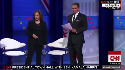MUST WATCH: Lyin' Kamala Harris Whispers Her Pronouns Before Being Interviewed...