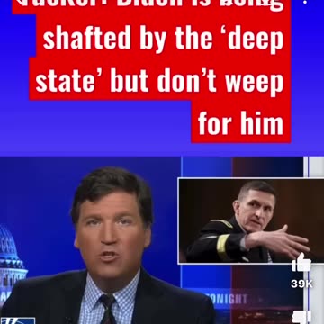 Biden is being shafted by the deep state but don't weep for him