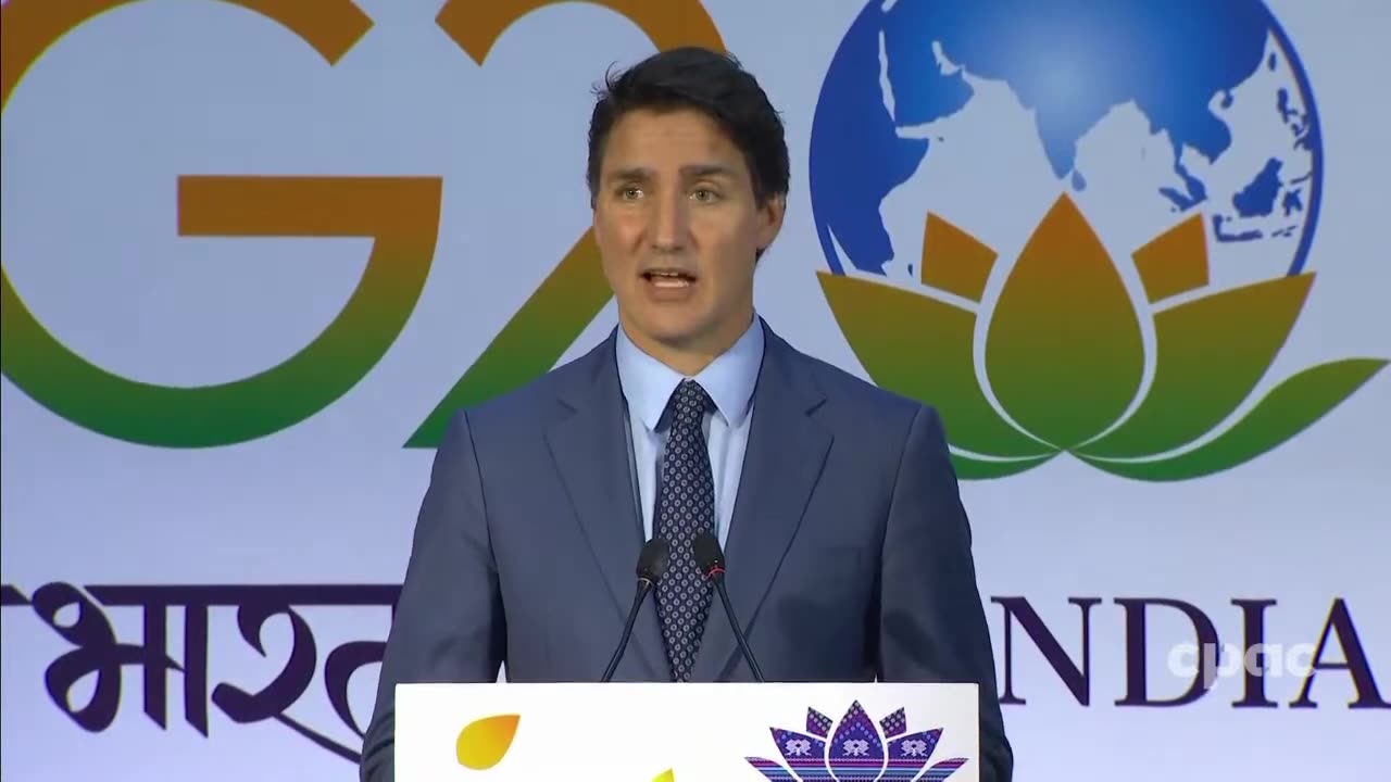 Trudeau: "Canada is a strong voice for inclusion of gender language..."