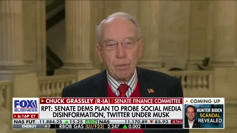 Sen. Chuck Grassley: Elon Musk is a 'breath of fresh air' at Twitter