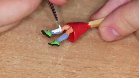 [Resin Art] Make a girl floating with dandelion with glue 7