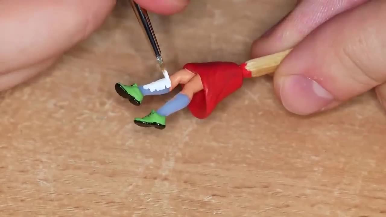 [Resin Art] Make a girl floating with dandelion with glue 7