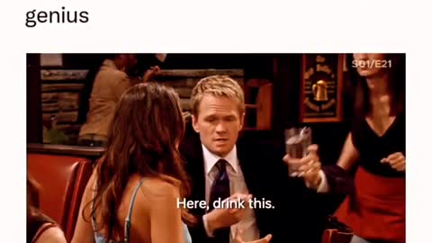 Barney's flirting masterpiece