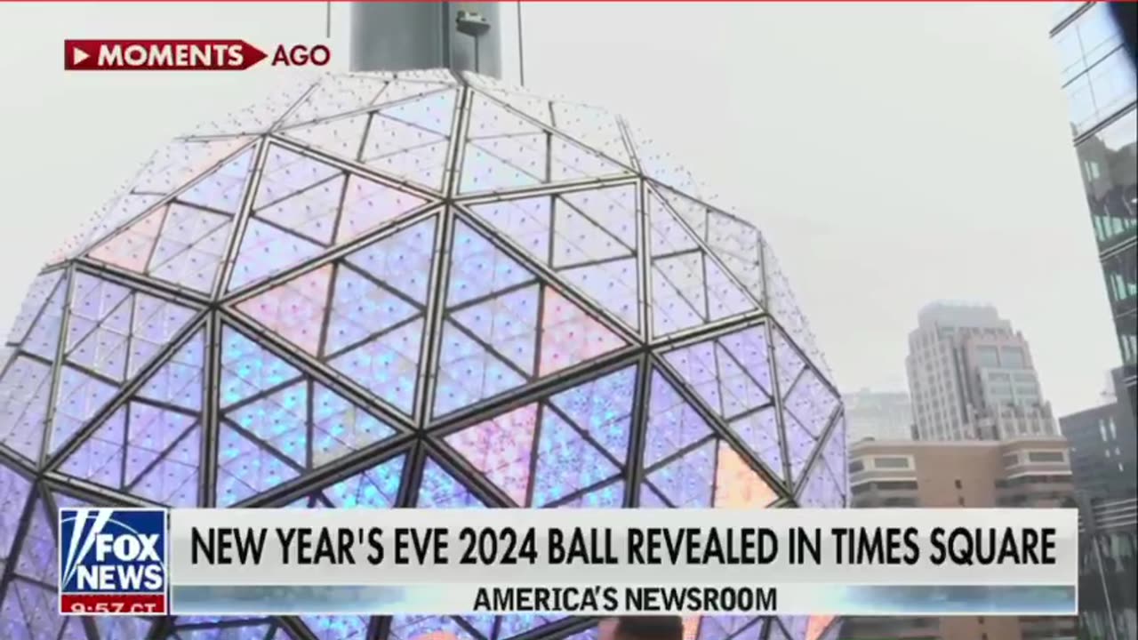 New Year’s Eve 2024 ball revealed in Times Square !