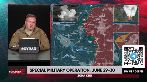 ►🇷🇺🇺🇦🚨❗️⚡️ Rybar Review of the Special Military Operation on June 29-30 2024