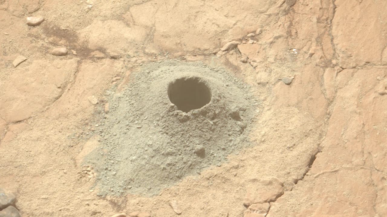Mars planet of space