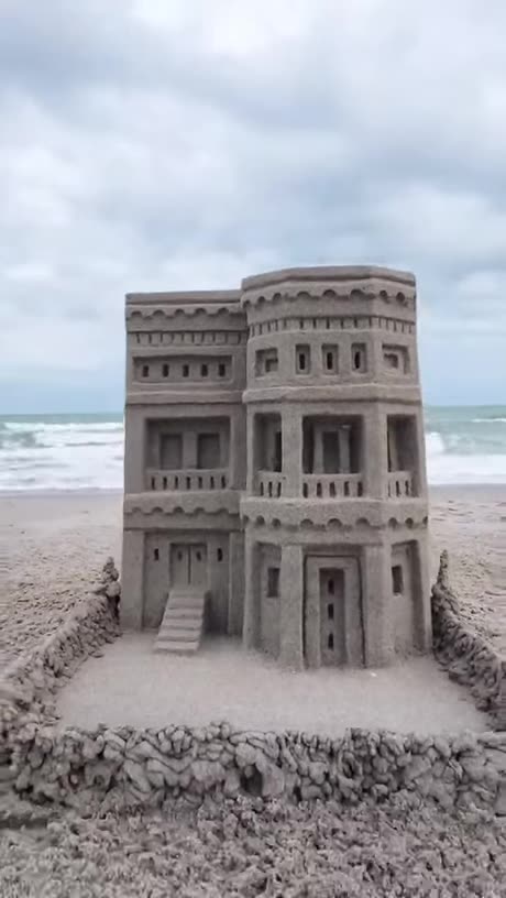 Beautiful Sand Tower building skills