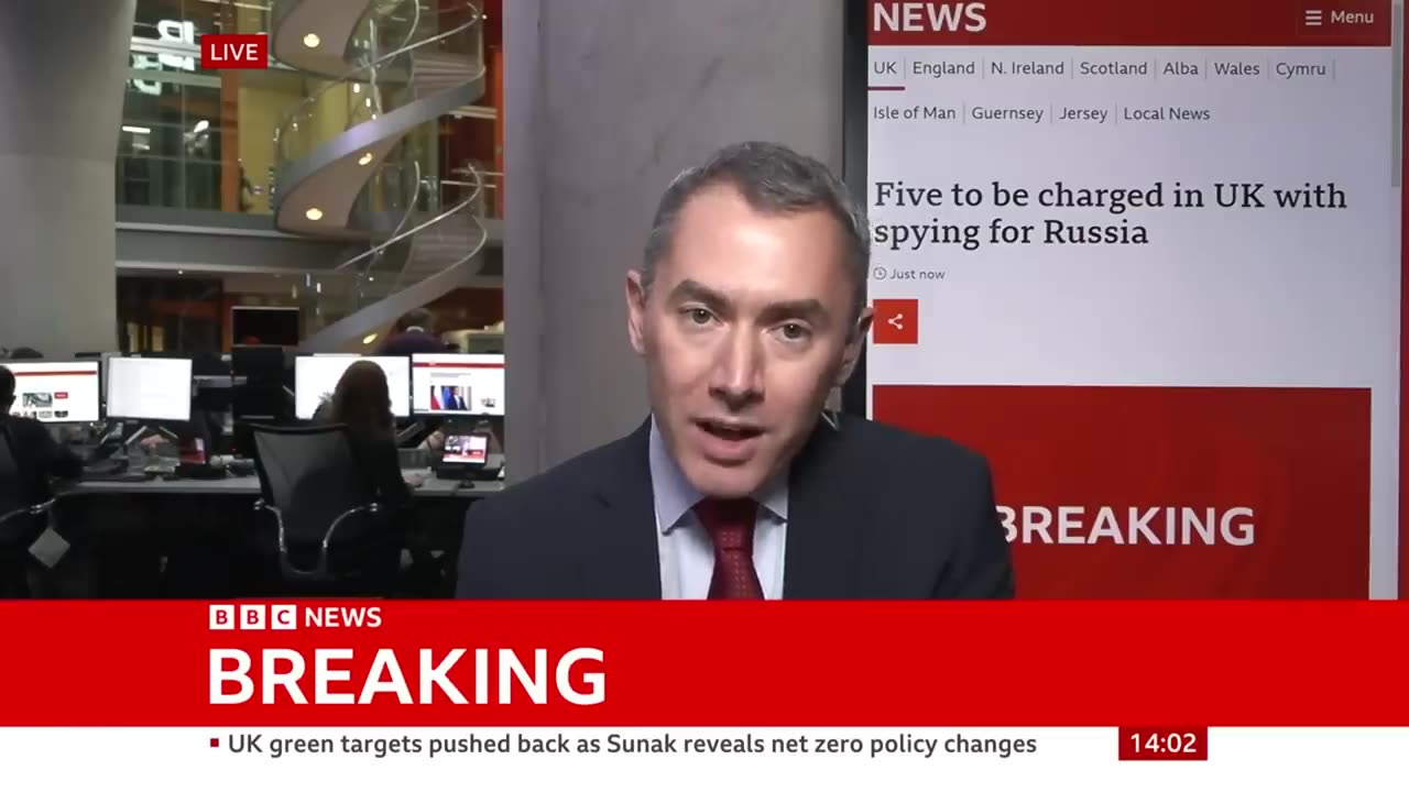 Five to be charged in UK with spying for Russia - today News