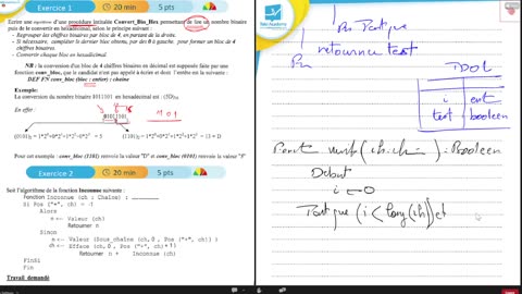 Serie Pour Révsion Bac info 5/29/2023 Bac Tn