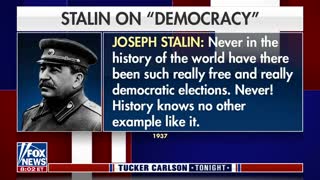 Tucker: Biden is describing the Soviet version of democracy