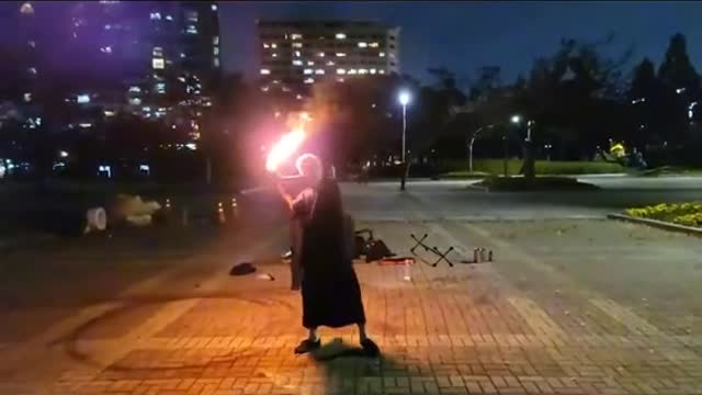 Flame Sword in Real life😳