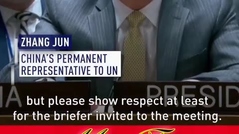 'Please show some respect at least’, Chinese UNSC president tells Israeli envoy