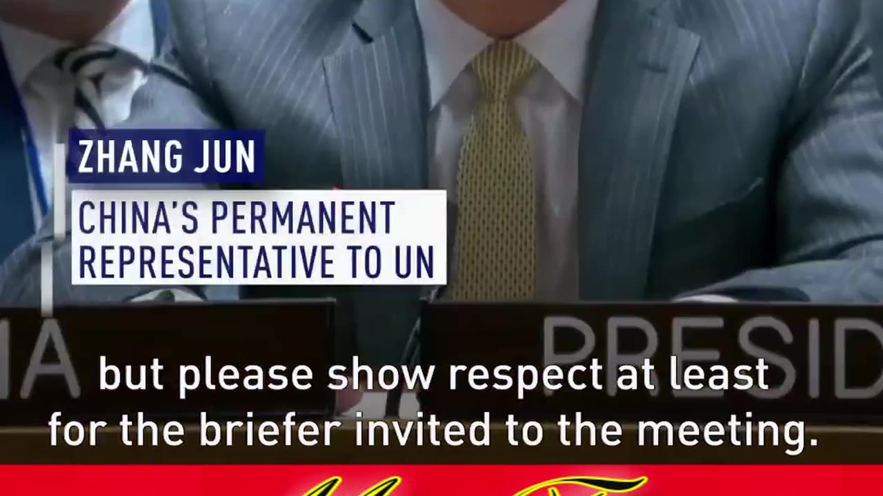 'Please show some respect at least’, Chinese UNSC president tells Israeli envoy