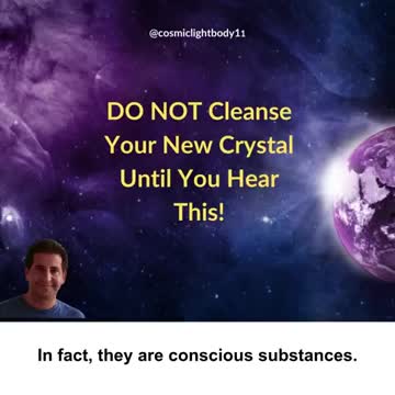 DO NOT CLEANSE YOUR NEW CRYSTAL UNTIL YOU HEAR THIS!