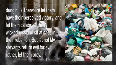 How I keep the Wolves at bay... The Lord explains 🎺 Trumpet Call of God