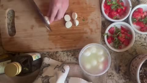 Pan fried ravioli w/ caprese salad & a chopped salad!