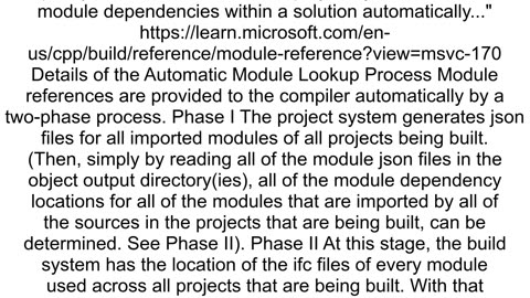 Importing external C20 modules in Visual Studio 2022