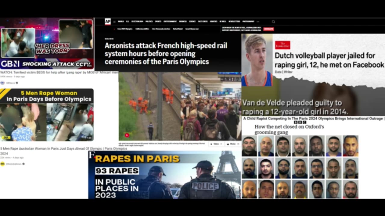 LEFT ATTACKS PARIS OLYMPICS