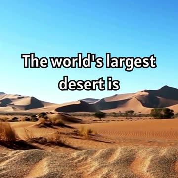 Unveiling the World's Largest Desert- Antarctica - A Frozen Desert Mystery 🌐❄️