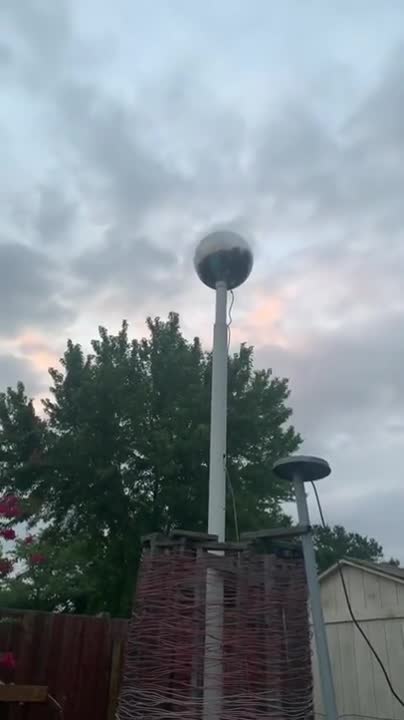 This kid made a homemade backyard Tesla coil