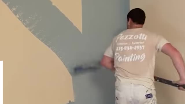 This is how you paint a room in no time!