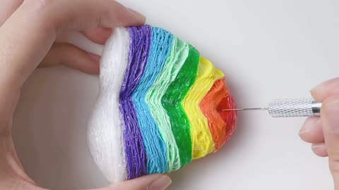 Si Ren Ruo Rainbow Tape Ball