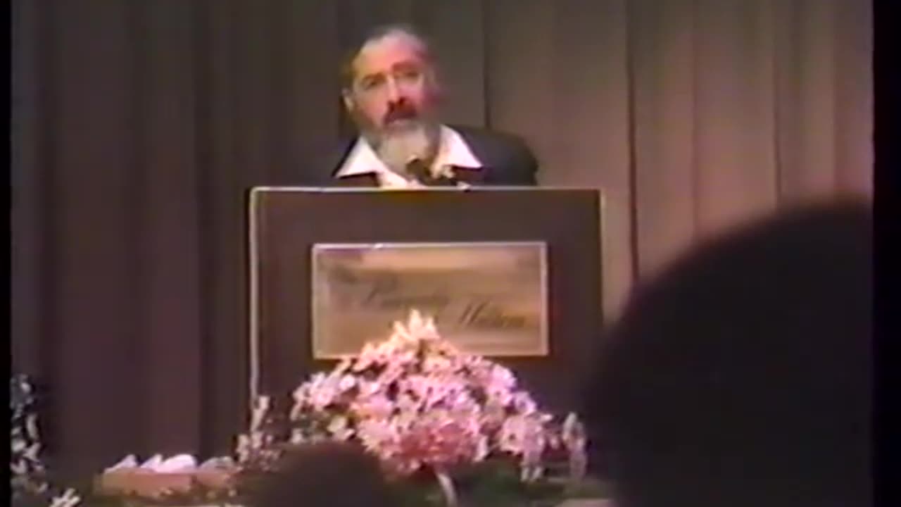 Rabbi Meir Kahane at Beverly Hilton LA Dinner 1988