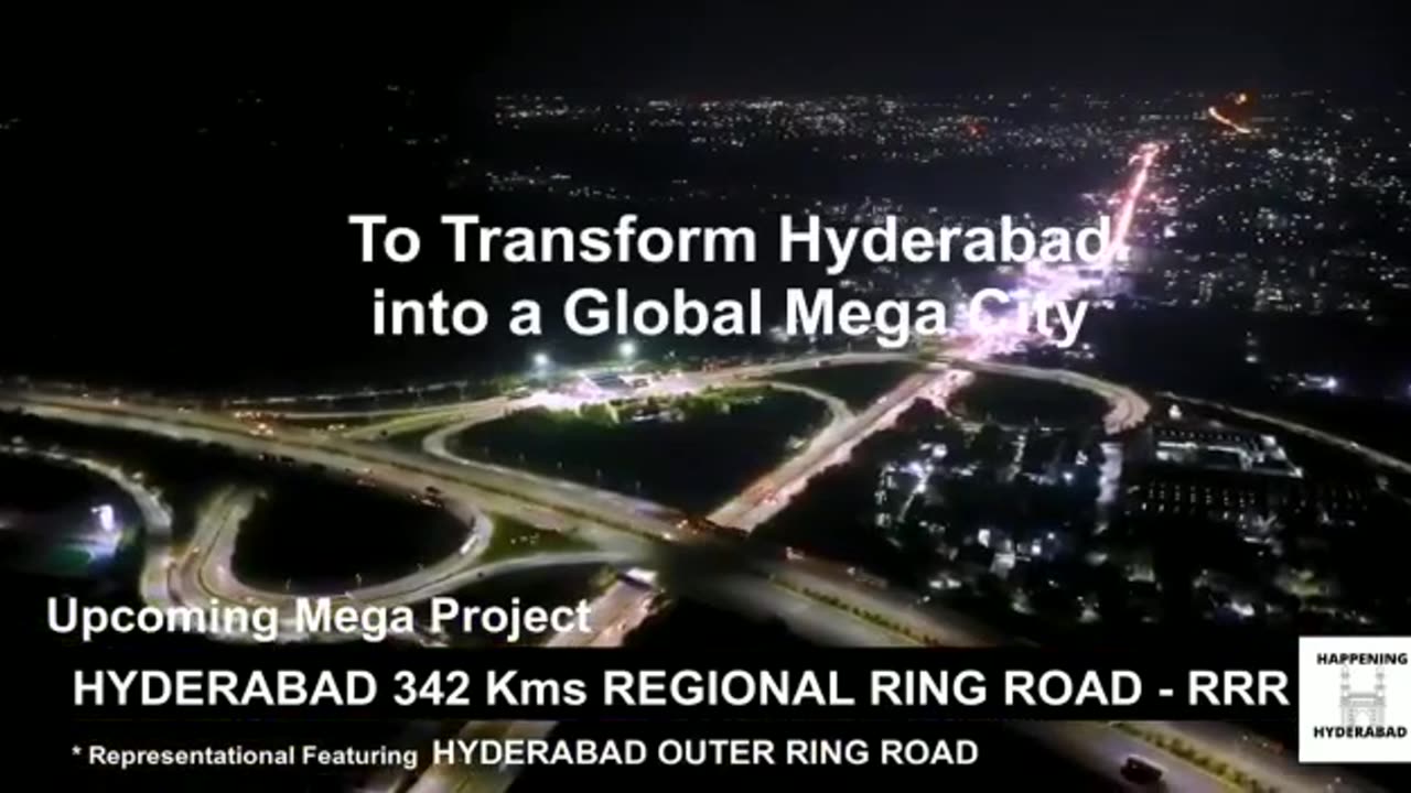 Regional Ring Road around Hyderabad in Telangana