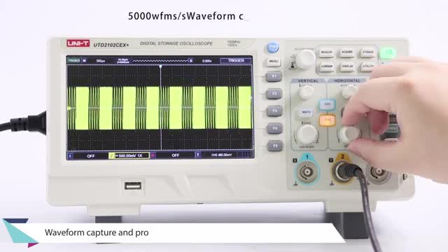 UNI-T UTD2102CEX+ Digital Storage Oscilloscope_Cut