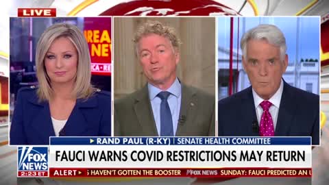 Rand Paul DESTROYS Fauci On Mandates