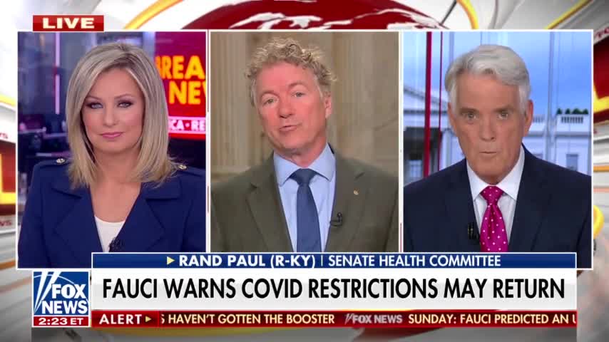 Rand Paul DESTROYS Fauci On Mandates