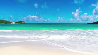 Relaxing Tropical Beach and Guitar Music