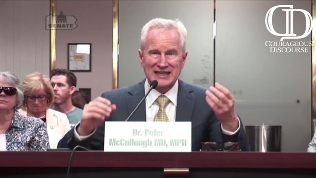 Dr. McCullough Testimony on COVID-19 Vaccines, Pennsylvania State Capital