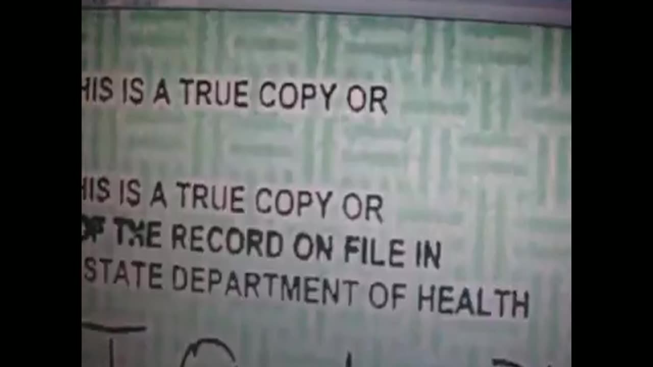 2011, Obama Birth Certificate from the White House is fake(2.01, )