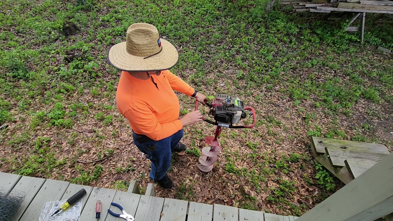 Earthquake Auger fuel leak repair