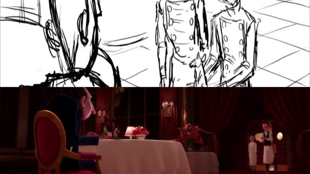 Anton Ego's Ratatouille Memory Pixar Side-by-Side