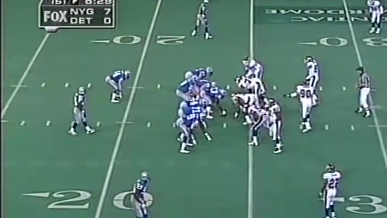 1997-10-19 New York Giants vs Detroit Lions Part 1