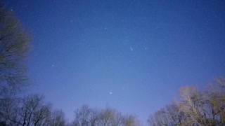 Night Sky Over Alexis North Carolina Time Lapse