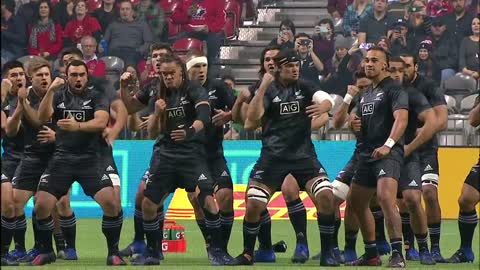 Maori All Blacks Haka at sold-out BC Place in Vancouver