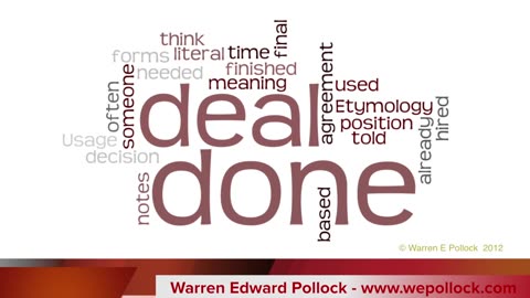 The Done Deal. reup Warren E. Pollock