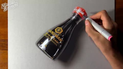 Coloring On The Bottle