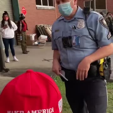 You can be arrested for wearing a Maga hat?