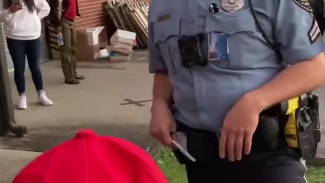 You can be arrested for wearing a Maga hat?